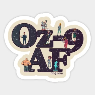 The Alix collection: Oz 9 AF Now with 200% more assassins Sticker